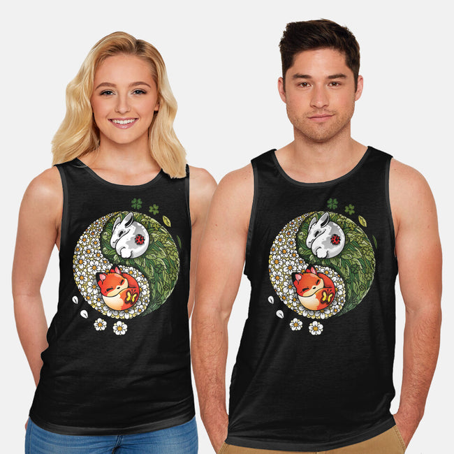 Yin Yang Spring-unisex basic tank-Vallina84