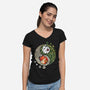 Yin Yang Spring-womens v-neck tee-Vallina84