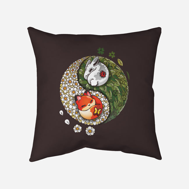 Yin Yang Spring-none removable cover w insert throw pillow-Vallina84