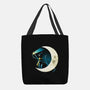 Cat Star Comets-none basic tote bag-Vallina84