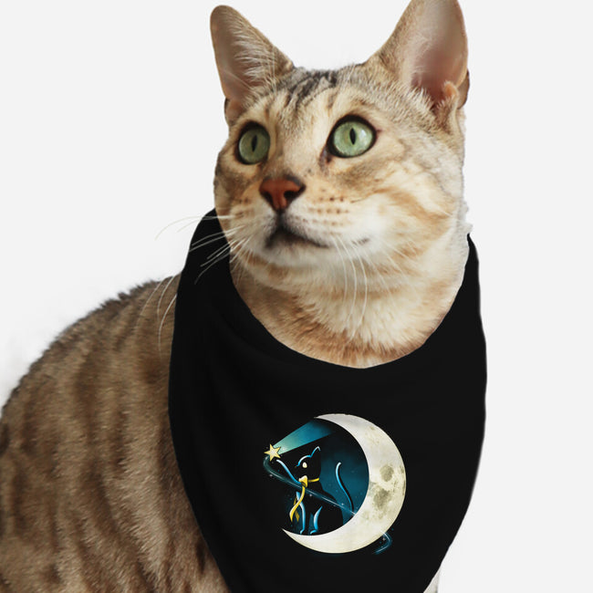 Cat Star Comets-cat bandana pet collar-Vallina84