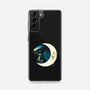 Cat Star Comets-samsung snap phone case-Vallina84