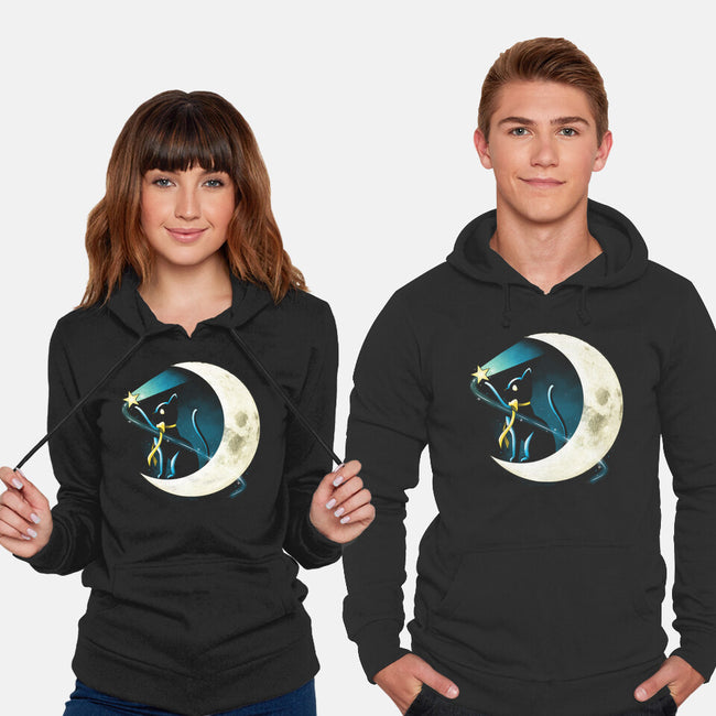 Cat Star Comets-unisex pullover sweatshirt-Vallina84