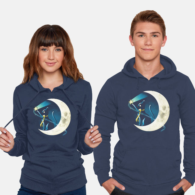 Cat Star Comets-unisex pullover sweatshirt-Vallina84