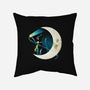 Cat Star Comets-none removable cover w insert throw pillow-Vallina84