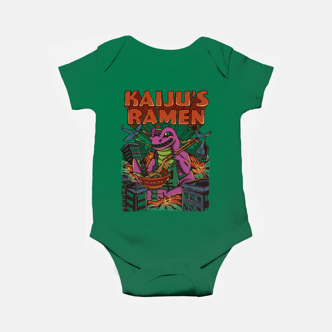 The Kaiju Ramen-baby basic onesie-rondes