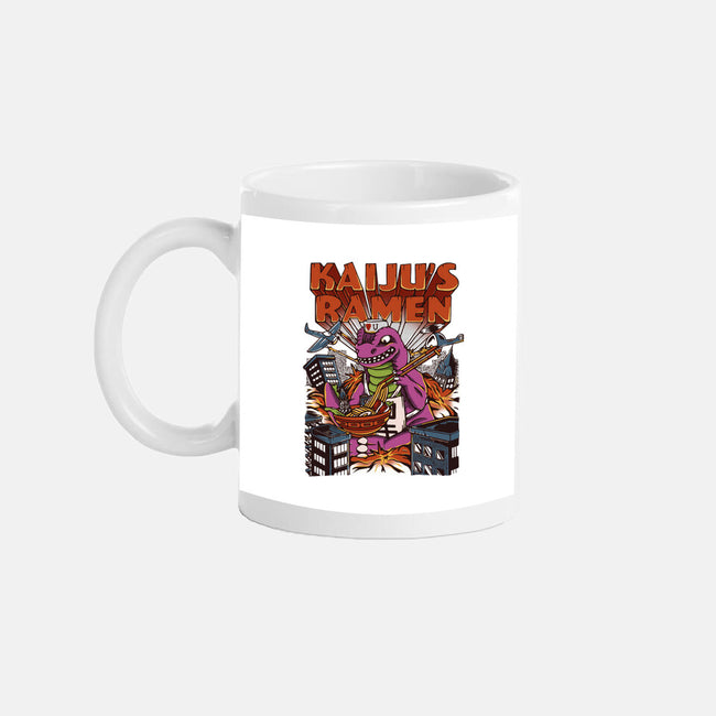 The Kaiju Ramen-none glossy mug-rondes