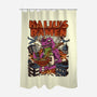 The Kaiju Ramen-none polyester shower curtain-rondes