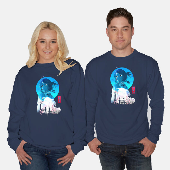Mitsuha-unisex crew neck sweatshirt-rondes