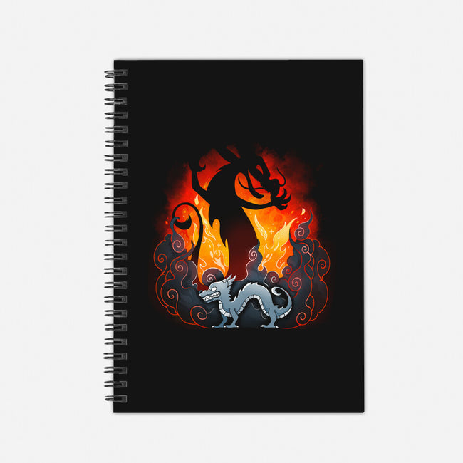 Spirit Of Dragon-none dot grid notebook-Vallina84