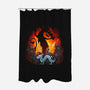 Spirit Of Dragon-none polyester shower curtain-Vallina84