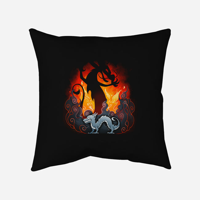 Spirit Of Dragon-none removable cover w insert throw pillow-Vallina84
