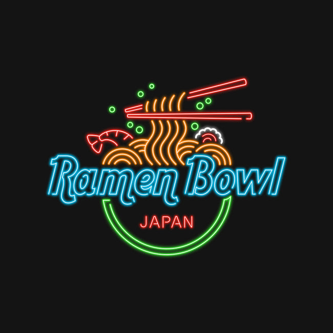 Ramen Bowl Neon-none stretched canvas-Getsousa!