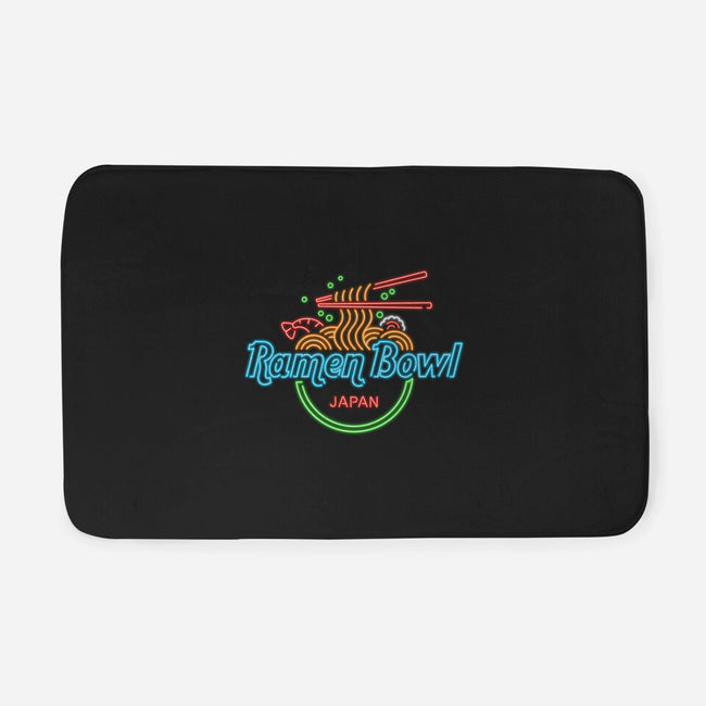 Ramen Bowl Neon-none memory foam bath mat-Getsousa!