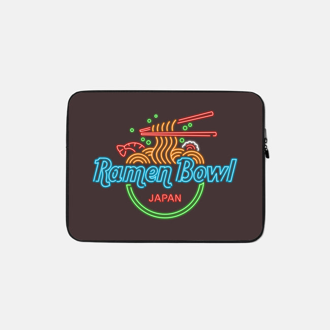 Ramen Bowl Neon-none zippered laptop sleeve-Getsousa!
