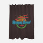 Ramen Bowl Neon-none polyester shower curtain-Getsousa!