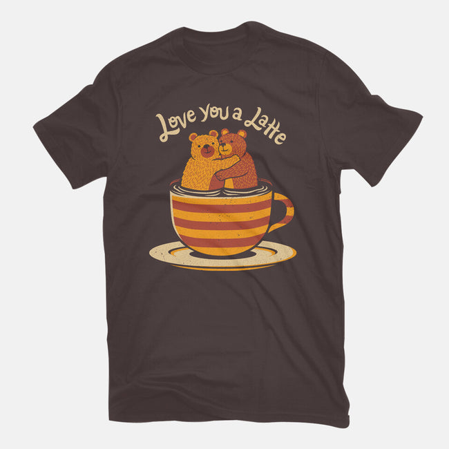 Love You A Latte Bears-womens basic tee-tobefonseca
