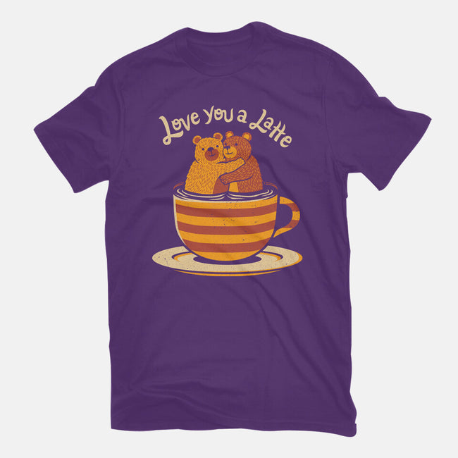 Love You A Latte Bears-mens basic tee-tobefonseca