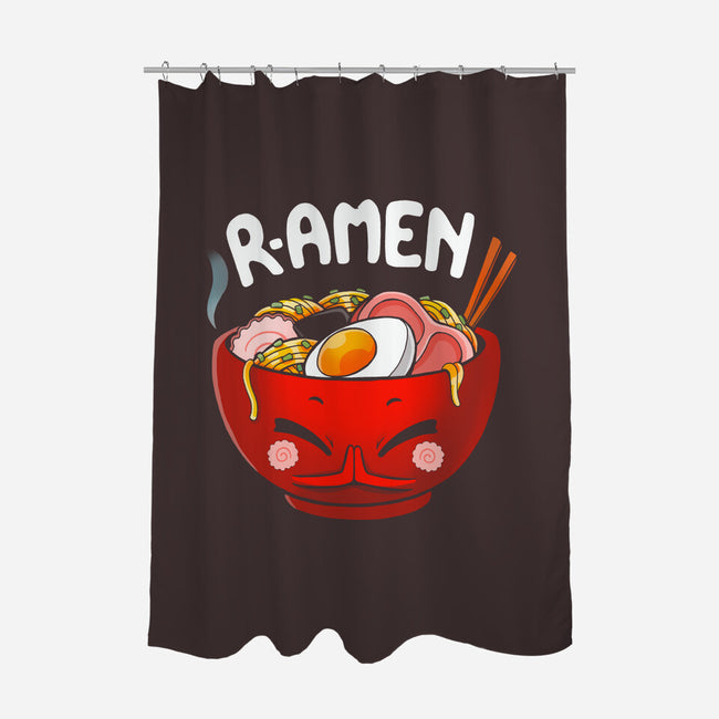 R-AMEN-none polyester shower curtain-Vallina84