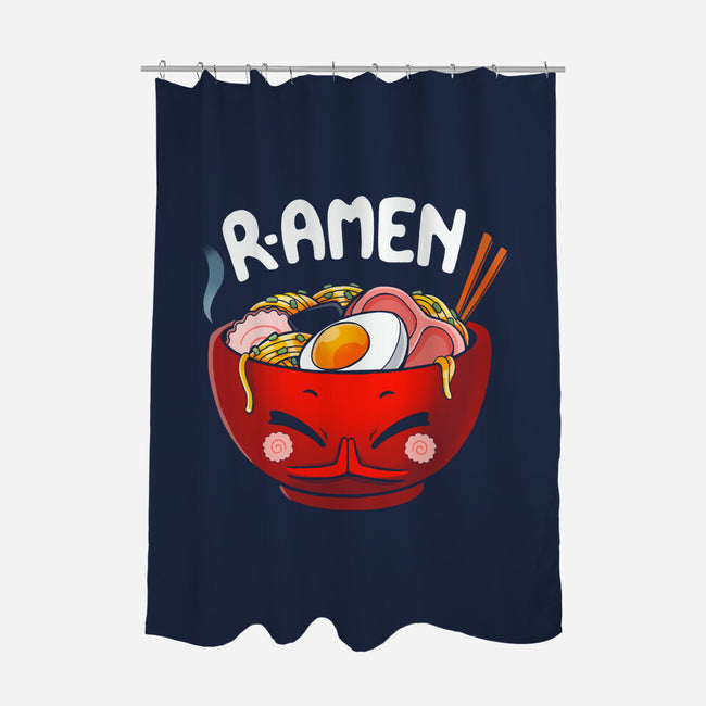 R-AMEN-none polyester shower curtain-Vallina84