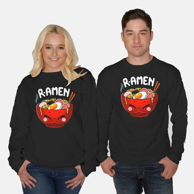 R-AMEN-unisex crew neck sweatshirt-Vallina84