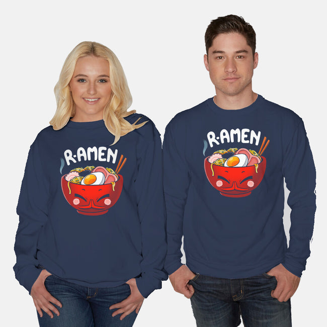 R-AMEN-unisex crew neck sweatshirt-Vallina84
