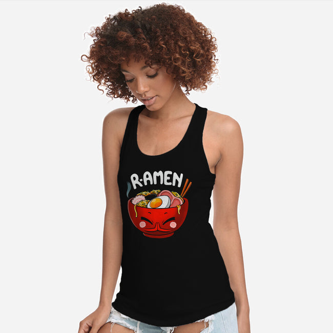 R-AMEN-womens racerback tank-Vallina84