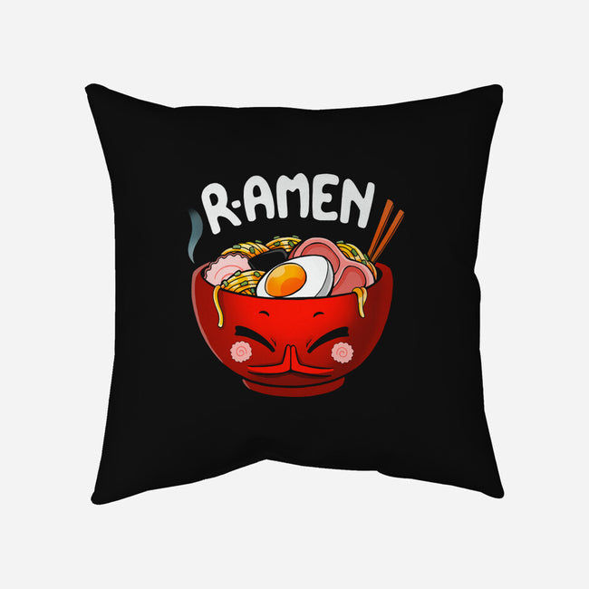 R-AMEN-none removable cover w insert throw pillow-Vallina84