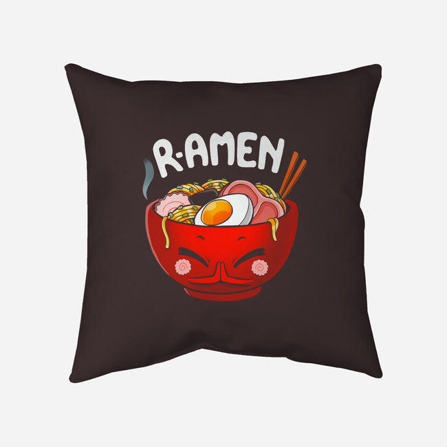 R-AMEN-none removable cover w insert throw pillow-Vallina84