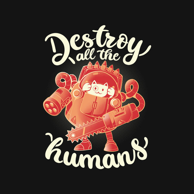 Destroy All The Humans-none beach towel-eduely