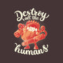 Destroy All The Humans-none beach towel-eduely