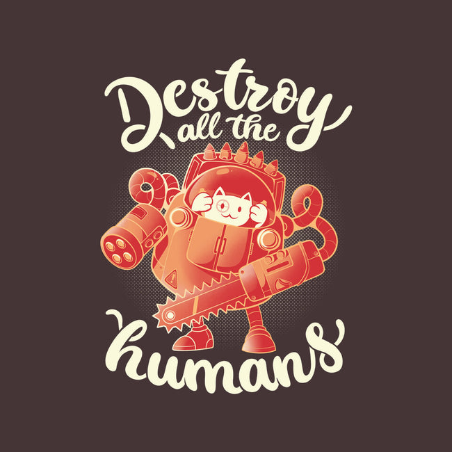 Destroy All The Humans-none removable cover w insert throw pillow-eduely