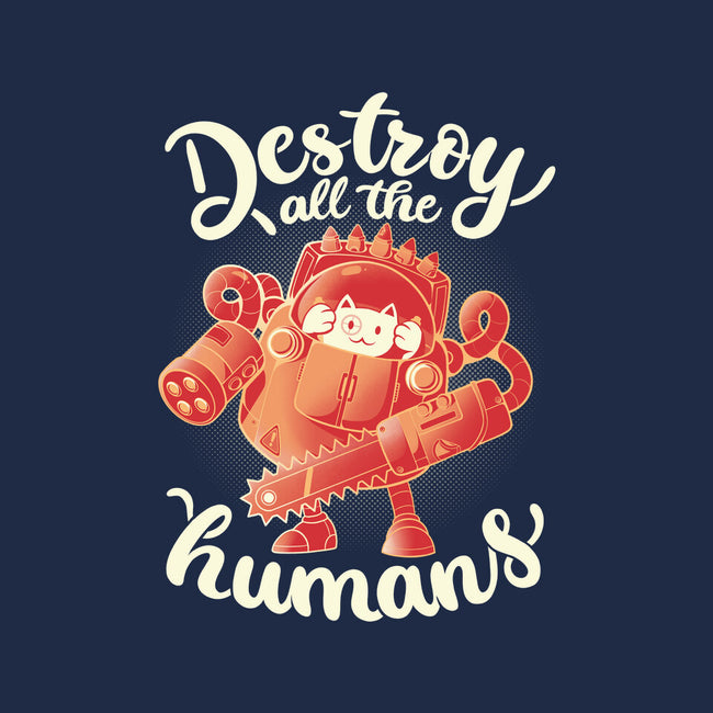 Destroy All The Humans-mens basic tee-eduely