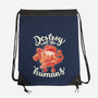 Destroy All The Humans-none drawstring bag-eduely