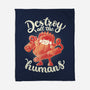 Destroy All The Humans-none fleece blanket-eduely