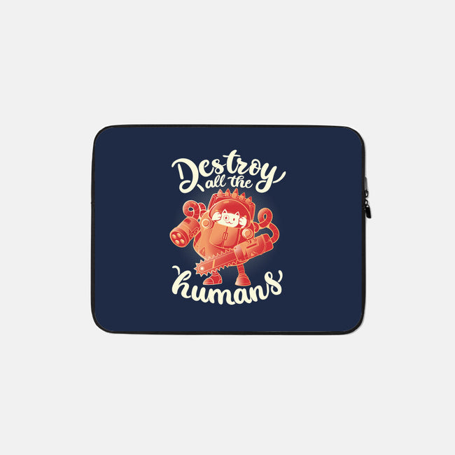 Destroy All The Humans-none zippered laptop sleeve-eduely