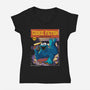 Cookie Fiction-womens v-neck tee-Getsousa!