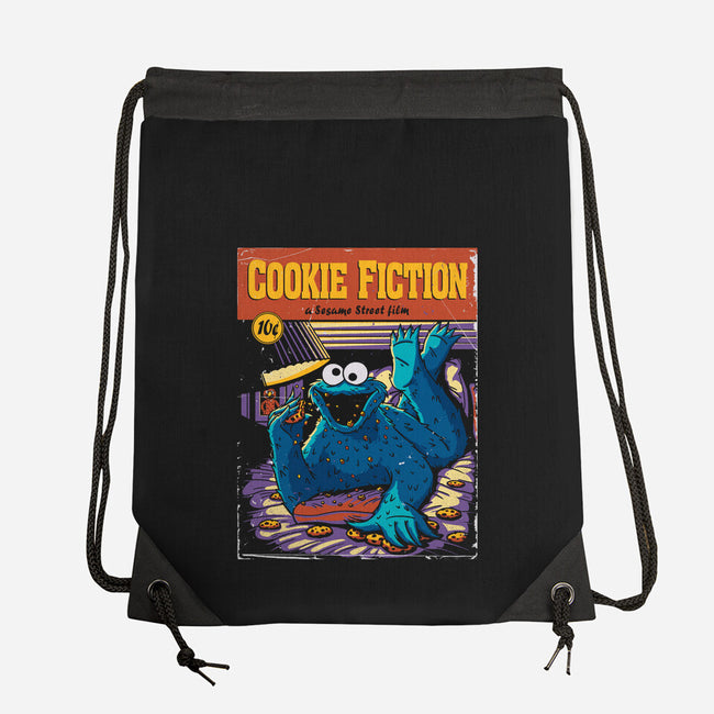Cookie Fiction-none drawstring bag-Getsousa!