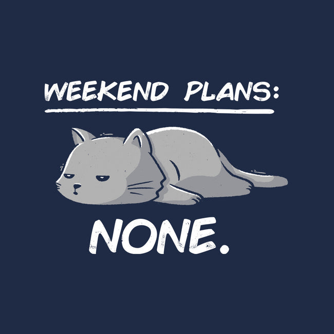 No Weekend Plans-womens v-neck tee-eduely