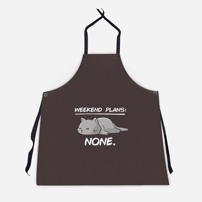 No Weekend Plans-unisex kitchen apron-eduely