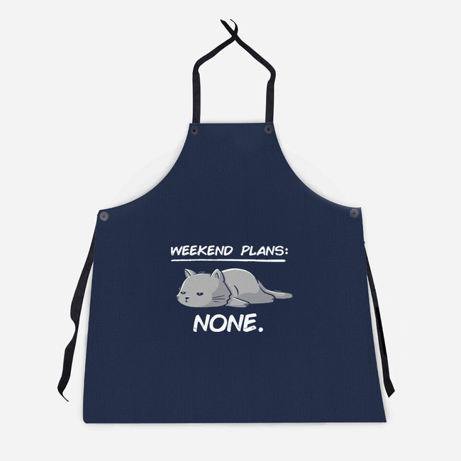 No Weekend Plans-unisex kitchen apron-eduely