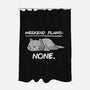 No Weekend Plans-none polyester shower curtain-eduely