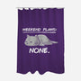 No Weekend Plans-none polyester shower curtain-eduely