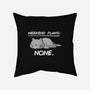 No Weekend Plans-none removable cover w insert throw pillow-eduely