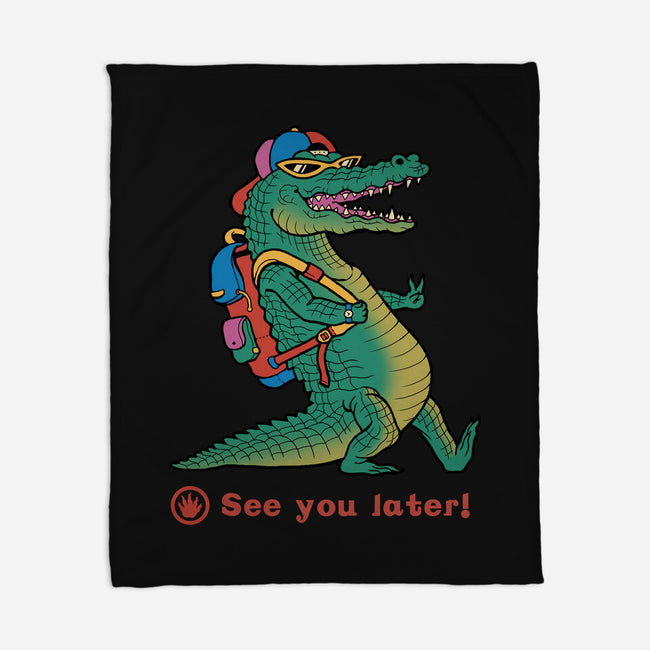 See You Later-none fleece blanket-vp021