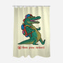 See You Later-none polyester shower curtain-vp021