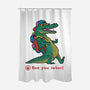 See You Later-none polyester shower curtain-vp021