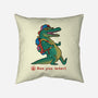 See You Later-none removable cover w insert throw pillow-vp021