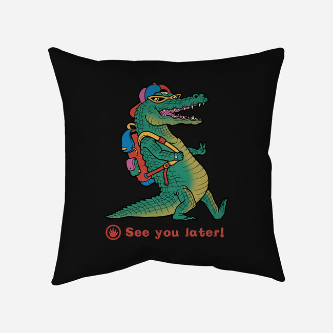 See You Later-none removable cover throw pillow-vp021