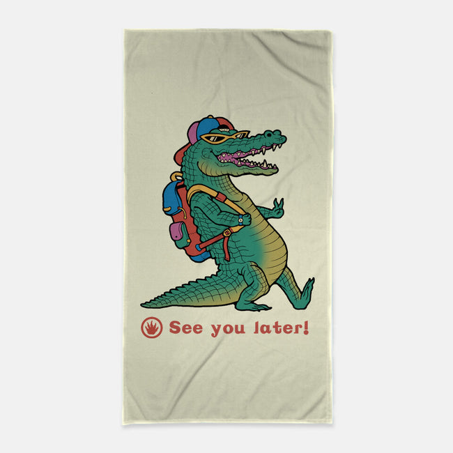 See You Later-none beach towel-vp021